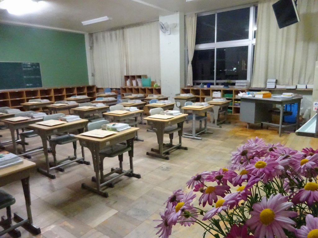 ４月の分散登校日を開きます。